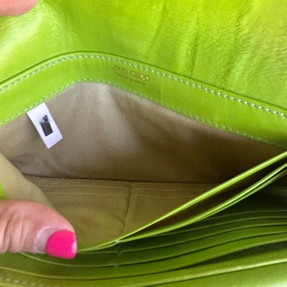 JIMMY CHOO AUTHENTIC SUEDE/LEATHER WALLET - Picture 10 of 16